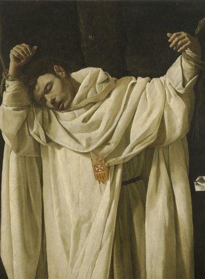 <i>San Serapio,</i> de Francisco de Zurbarán, cuadro cedido a la exposición por el Museo de Arte Wadsworth Atheneum.