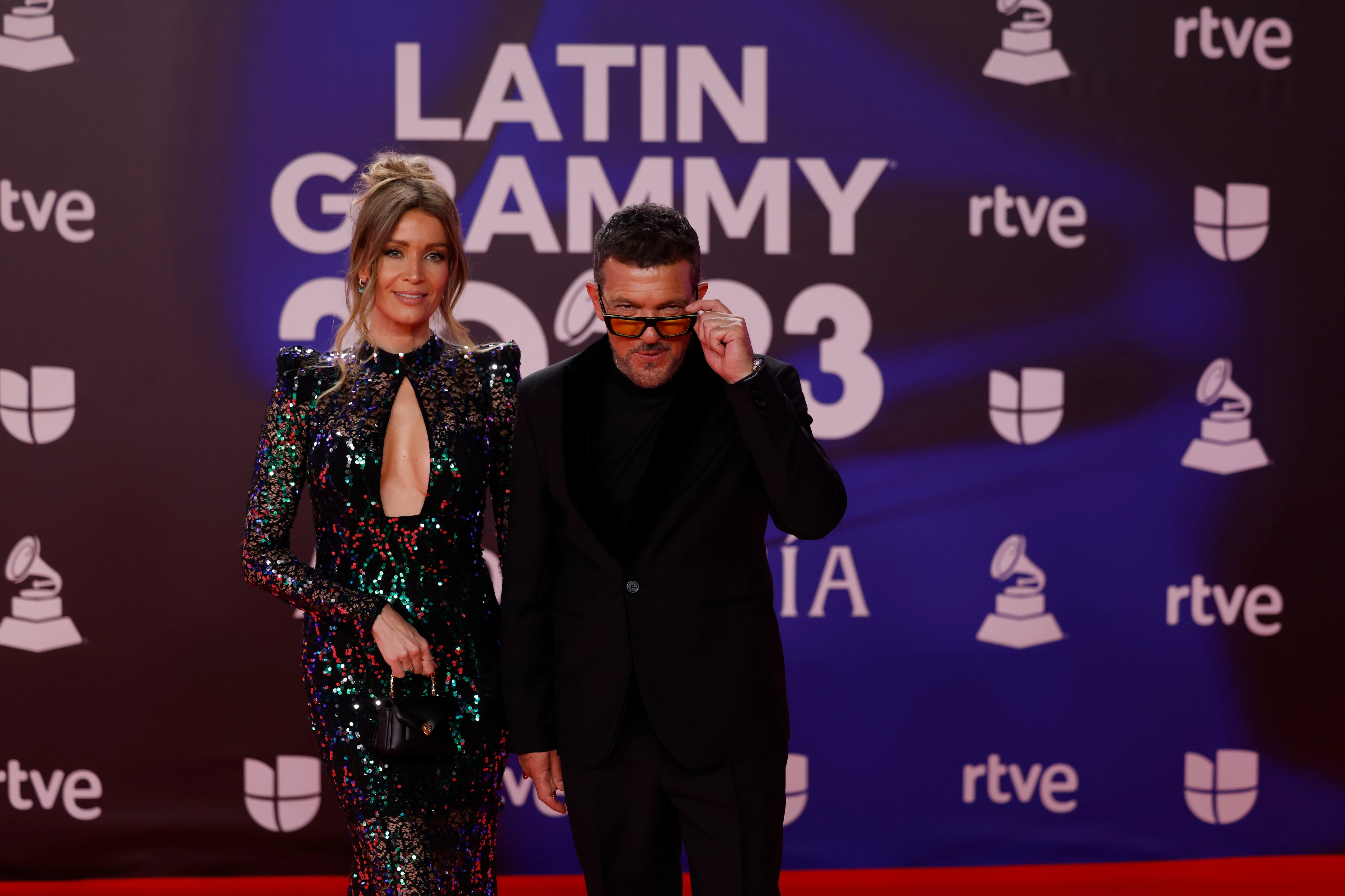 Sevilla 16/11/23 gala de los Premios Grammy Latinos 2023 Alfombra Roja Oficial,  Antonio Banderas foto. Paco Puentes