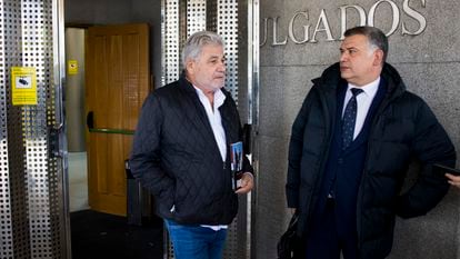 Laureano Oubiña, el pasado noviembre en los juzgados de Vilagarcía de Arousa.