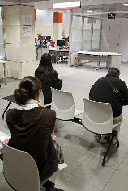 Una oficina del INEM en Madrid.