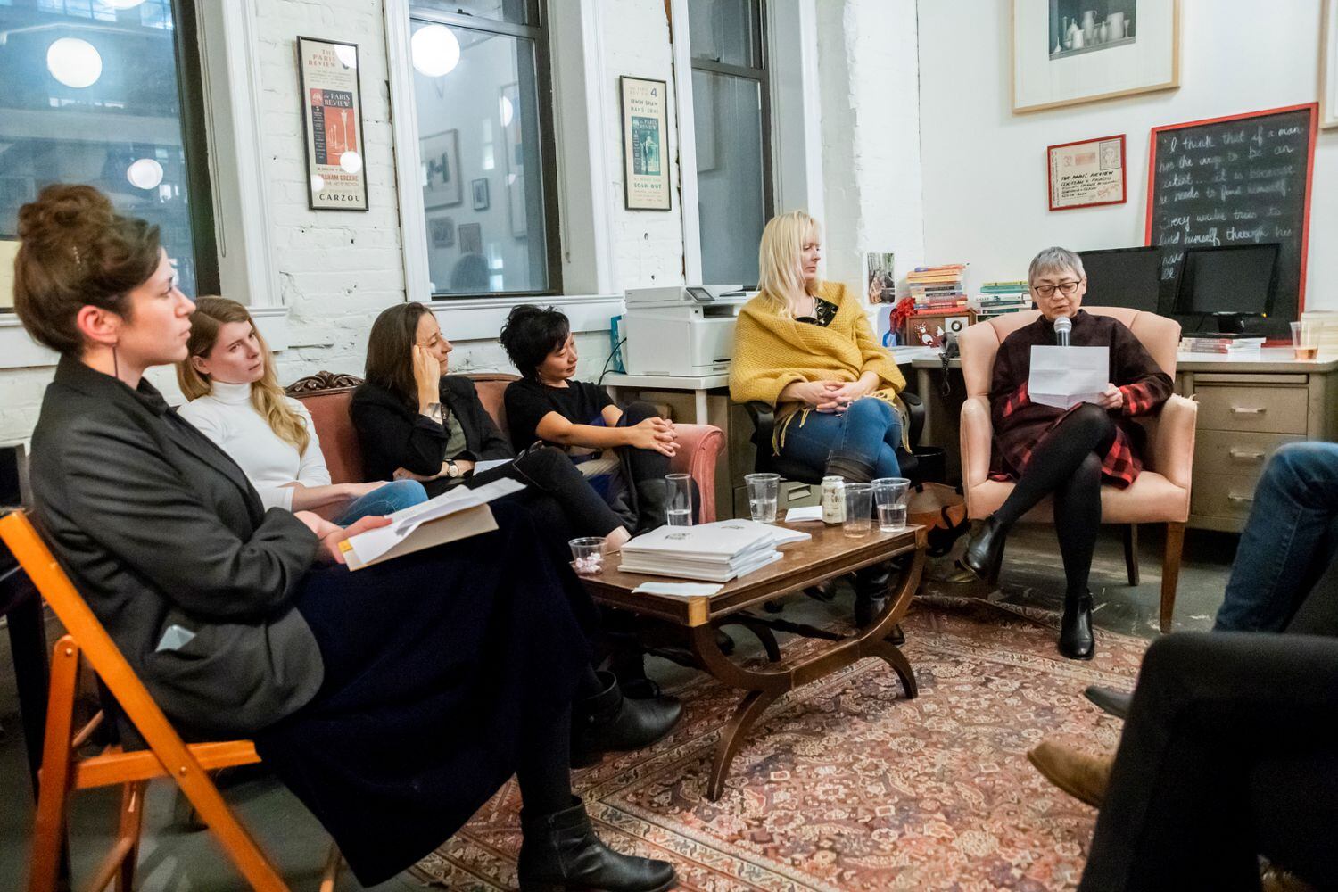 Presentación del número ‘Women at Work’ de 'The Paris Review' (2018).