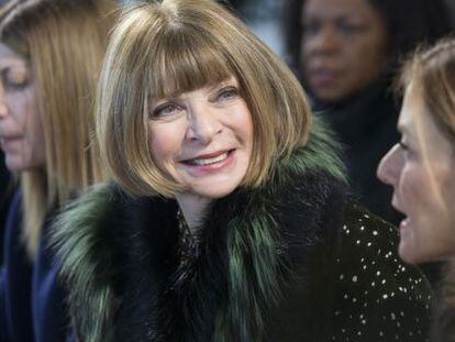 La editora de moda Anna Wintour.