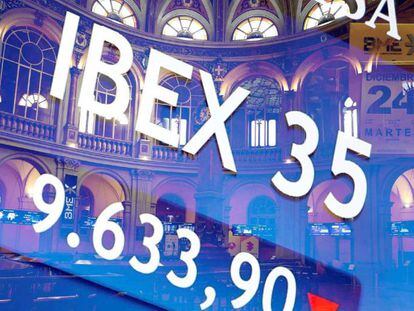 El principal indicador de la Bolsa española, el Ibex 35.