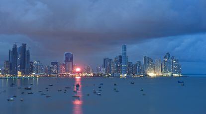 Imagen del puerto de Ciudad de Panamá.