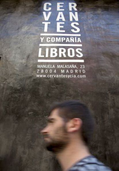 Librería Cervantes y compañía, en Manuela Malasaña.