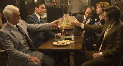 Una escena de 'Mad Men'.