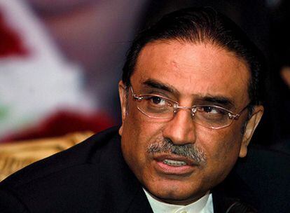 El viudo de Benazir Bhutto y nuevo presidente de Pakistán, Asif Alí Zardari