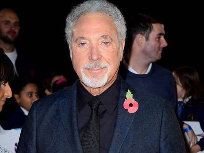 El cantante Tom Jones en los premios &#039;The Pride of Britain Awards&#039; 2016 en Londres.