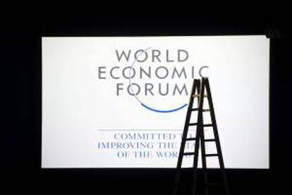 Imagen del cartel para la 44ª edición del Foro Económico Mundial de Davos, Suiza.