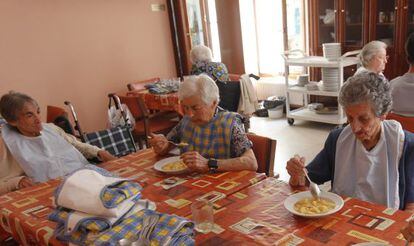 Ancianas en una residencia del País Vasco.