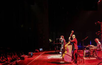 Calamaro desde el backstage en Los Ángeles.