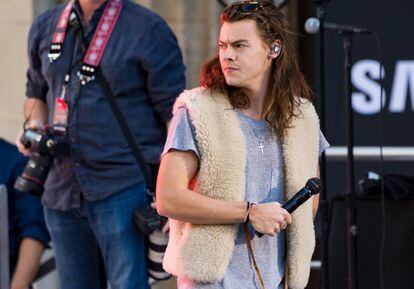 Harry Styles ensayando en Los &Aacute;ngeles. 