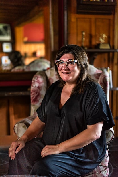 Ada Prada, gerente de Moncloa de San Lázaro, un local multiuso en Cacabelos (León).