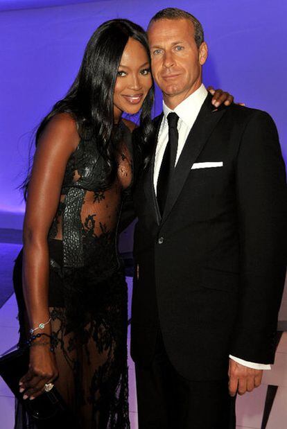 Naomi Campbell y Vladislav Doronin, en mayo pasado.