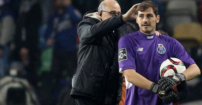 Casillas, tras parar un penalti ante el Tondela en la liga portuguesa.