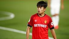 Takefusa Kubo of Mallorca looks on during the spanish league, LaLiga, football match played between Real Madrid and RCD Mallorca at Alfredo Di Stefano Stadium on June 24, 2020 in Villarreal, Spain. The Spanish La Liga is restarting following its break caused by the coronavirus Covid-19 pandemic.


24/06/2020 ONLY FOR USE IN SPAIN