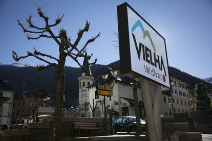 El centre de Vielha, a la Val d'Aran.