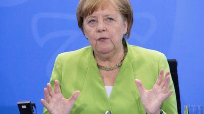 La canciller alemana, Angela Merkel. EFE/ Omer Messinger