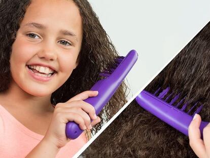 Este cepillo antienredos suaviza tu cabello y evita dolorosos jalones