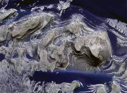 Imagen tomada por la sonda 'Mars Reconnaissance Orbiter'.