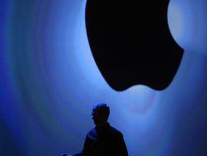 Tim Cook, presidente de Apple, durante la reciente charla en la Conferencia de Desarrolladores en San Francisco