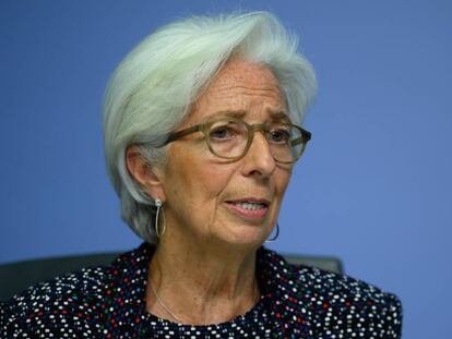 Christine Lagarde, presidenta del BCE