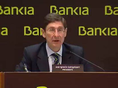 Goirigolzarri cree que el FROB seguirá en Bankia al menos dos años