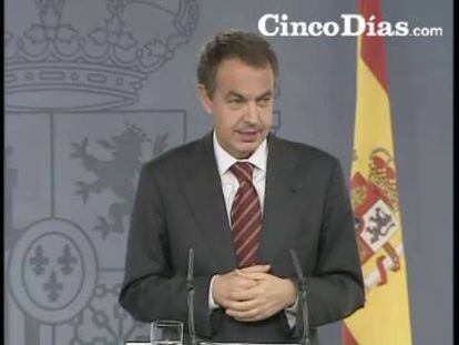 Zapatero descarta intervenir en el asunto de Repsol