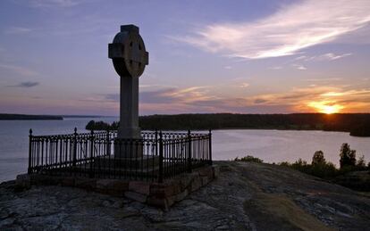 La isla de Björkö era el centro económico en la época de los vikingos.