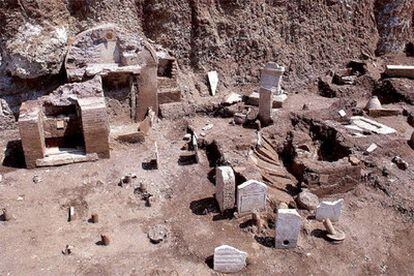 La necrópolis descubierta en 2003 en El Vaticano.
