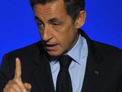 El presidente de Francia, Nicolas Sarkozy