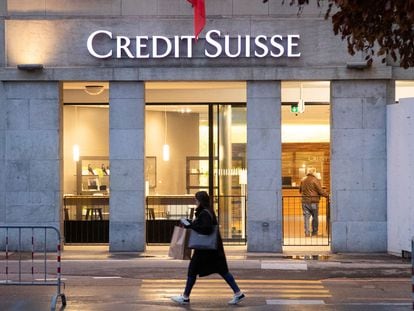 Una oficina de Credit Suisse en Suiza.