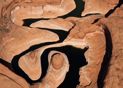 La sequía del río Colorado ha secado el lago Powell en EE UU.  