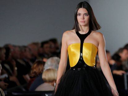 Kendall Jenner, en el desfile de Ralph Lauren el pasado septiembre en Nueva York.