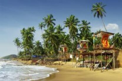 Las playas de Goa, en la India, son un refugio hippie chic.