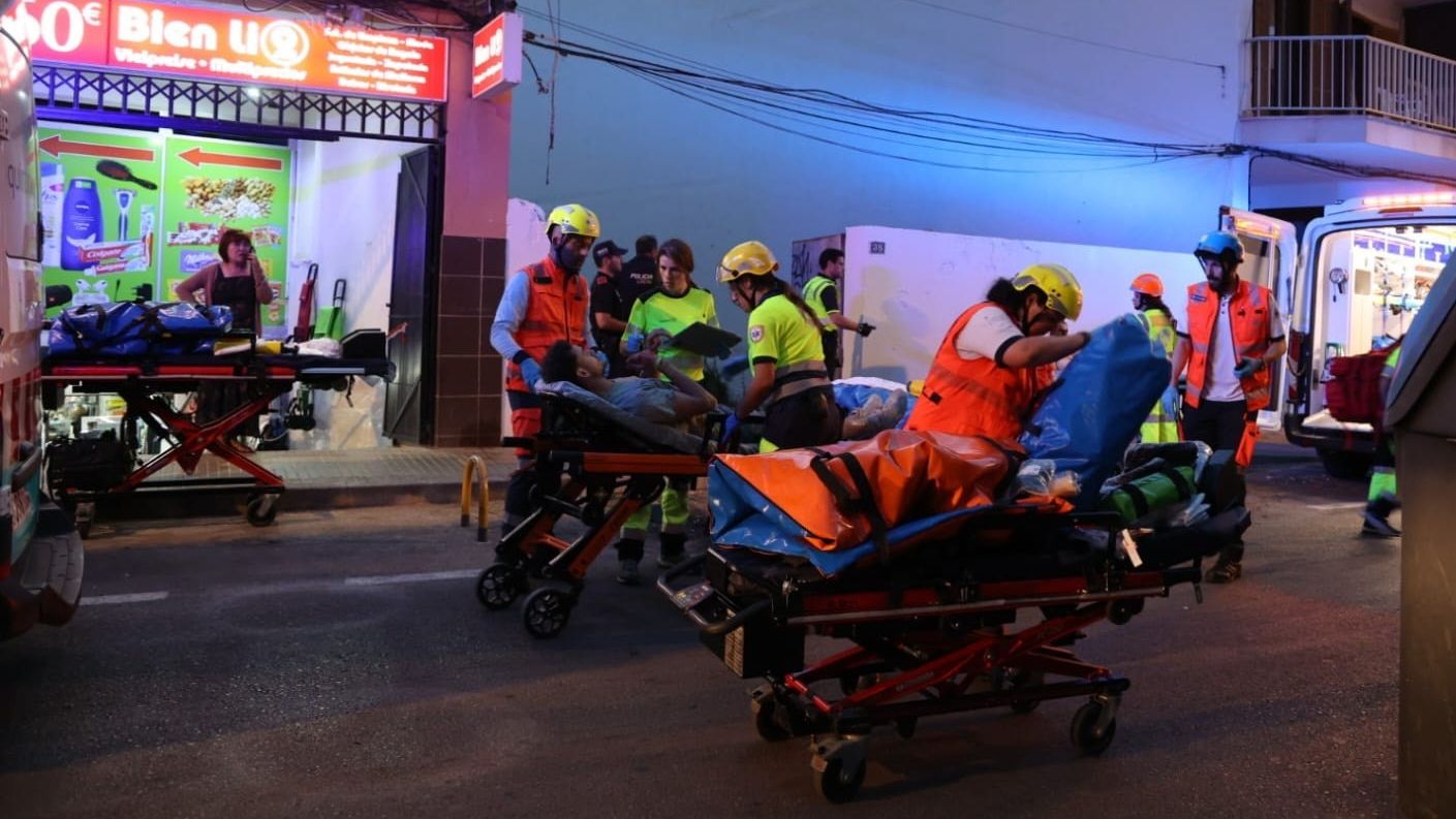 Al menos cuatro muertos y 27 heridos en el derrumbe de un edificio en Palma
