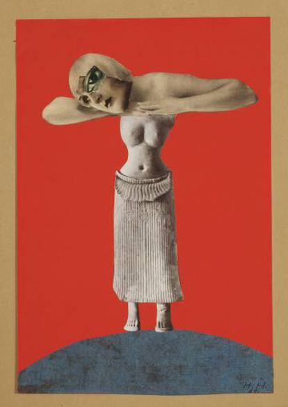 Collage de la artista alemana Hannah H&ouml;ch, realizado en 1930.