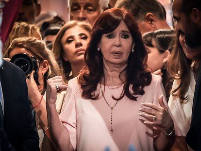 La vicepresidenta de Argentina, Cristina Fernández de Kirchner, en la sesión de apertura del año parlamentario el pasado 1 de marzo.