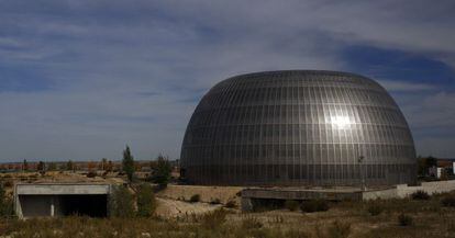 Instituto de Medicina Legal, &uacute;nico edificio construido en la fallida Ciudad de la Justicia de Madrid, en Valdebebas. 