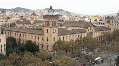 Sede histórica de la Universitat de Barcelona, la universidad española mejor colocada en el 'ranking' de Shanghái, en una imagen de archivo.