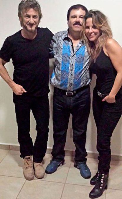 Sean Penn, el Chapo y Kate del Castillo.