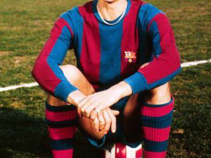 Johan Cruyff, como jugador del Barcelona en 1973.