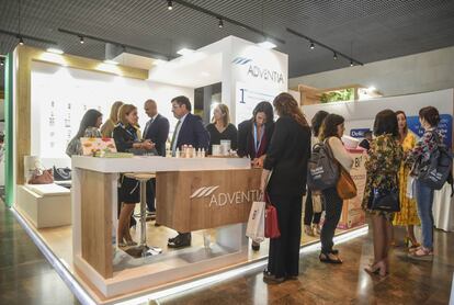 Stand de Adventia Pharma en el último Congreso de la Sociedad Española de Nutrición Enteral y Parenteral en mayo de 2019.