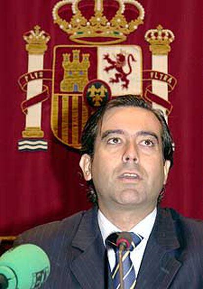 Enrique López, portavoz del Consejo del Poder Judicial, ayer en Madrid.