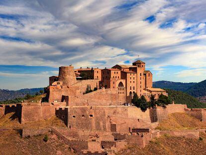 Vista del castillo de Cardona, en la provincia de Barcelona.