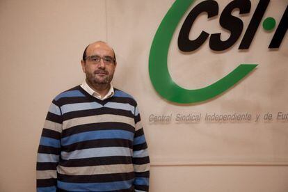 Miguel Borra presidente del CSI-F sindicato de funcionarios foto