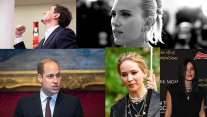 Albert Rivera, Scarlett Johansson, El príncipe Guillermo, Jennifer Lawrence y Bella Thorne, hackeados.