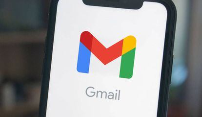 Nuevo aspecto del logotipo de Gmail.