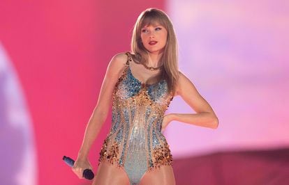 Taylor Swift, durante su concierto de 'The Eras Tour' en Arlington, Texas, en marzo de 2023.