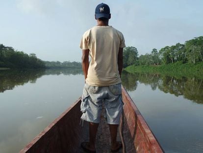 Rio Coco, en la frontera Nicaragua-Honduras.